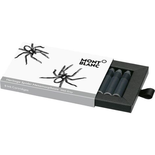 Montblanc Ink in Heritage Spider Cartridges ( Grey ) 8 Pieces 118207