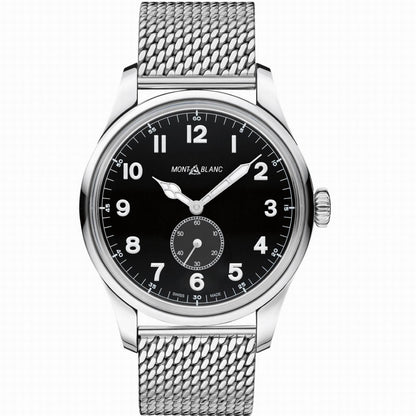 Montblanc Watch 1858 Automatic Small Second 44mm Black Automatic Steel 115074