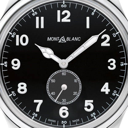 Montblanc Watch 1858 Automatic Small Second 44mm Black Automatic Steel 115074