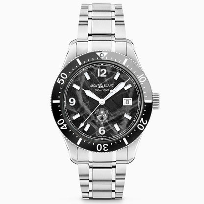 Montblanc 1858 Iced Sea Automatic Date 41mm Black Automatic Steel 129371