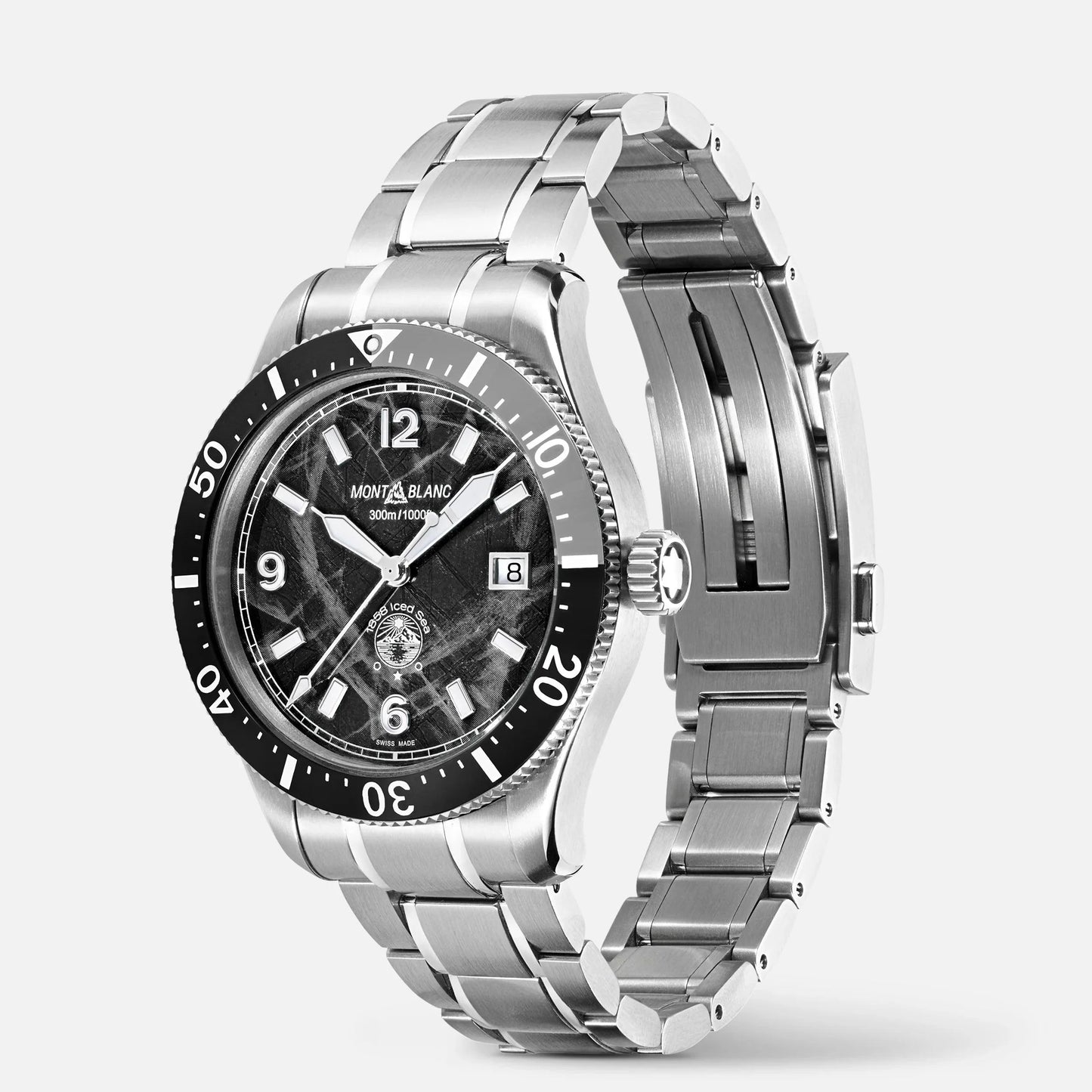 Montblanc 1858 Iced Sea Automatic Date 41mm Black Automatic Steel 129371