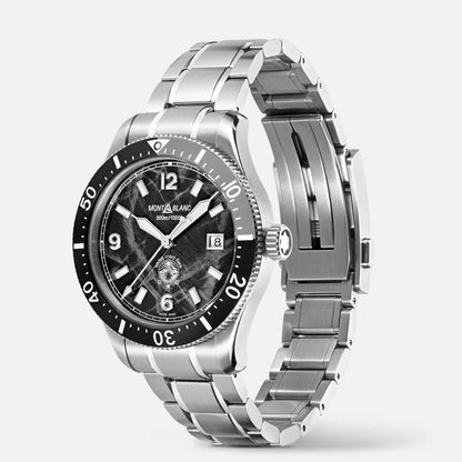 Montblanc 1858 Iced Sea Automatic Date 41mm Black Automatic Steel 129371