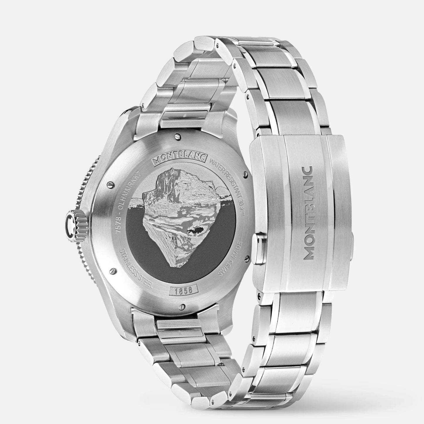 Montblanc 1858 Iced Sea Automatic Date 41mm Black Automatic Steel 129371