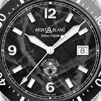 Montblanc 1858 Iced Sea Automatic Date 41mm Black Automatic Steel 129371