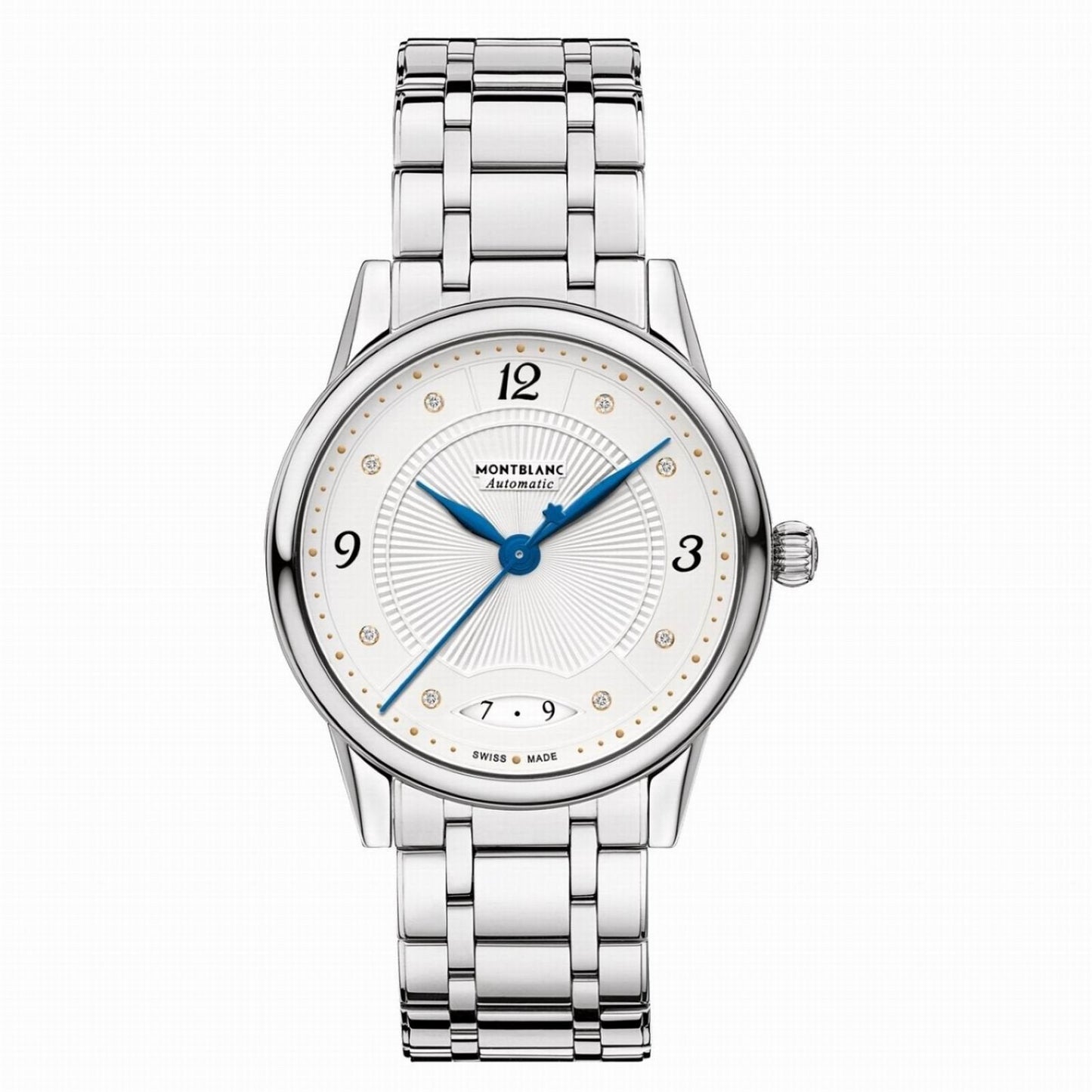 Montblanc Bohème Date 37mm White Automatic Stainless Steel Watch 114733