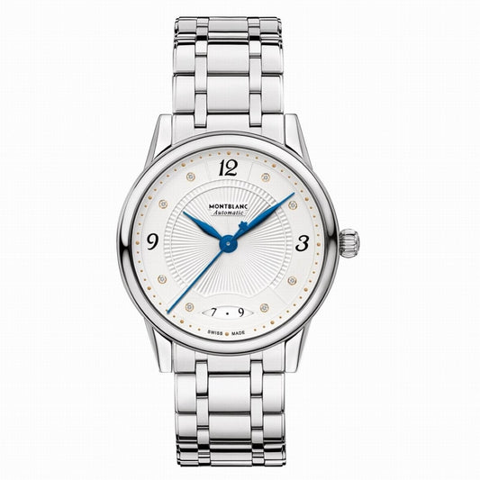 Montblanc Bohème Date 37mm white automatic steel watch 114733