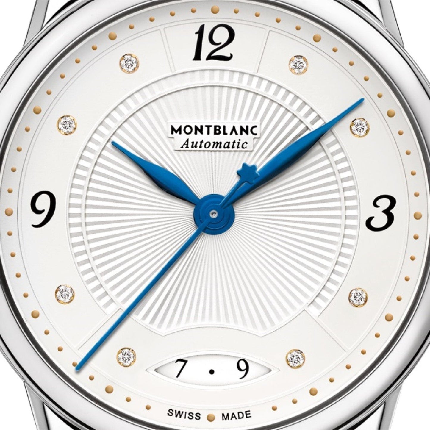 Montblanc Bohème Date 37mm White Automatic Stainless Steel Watch 114733