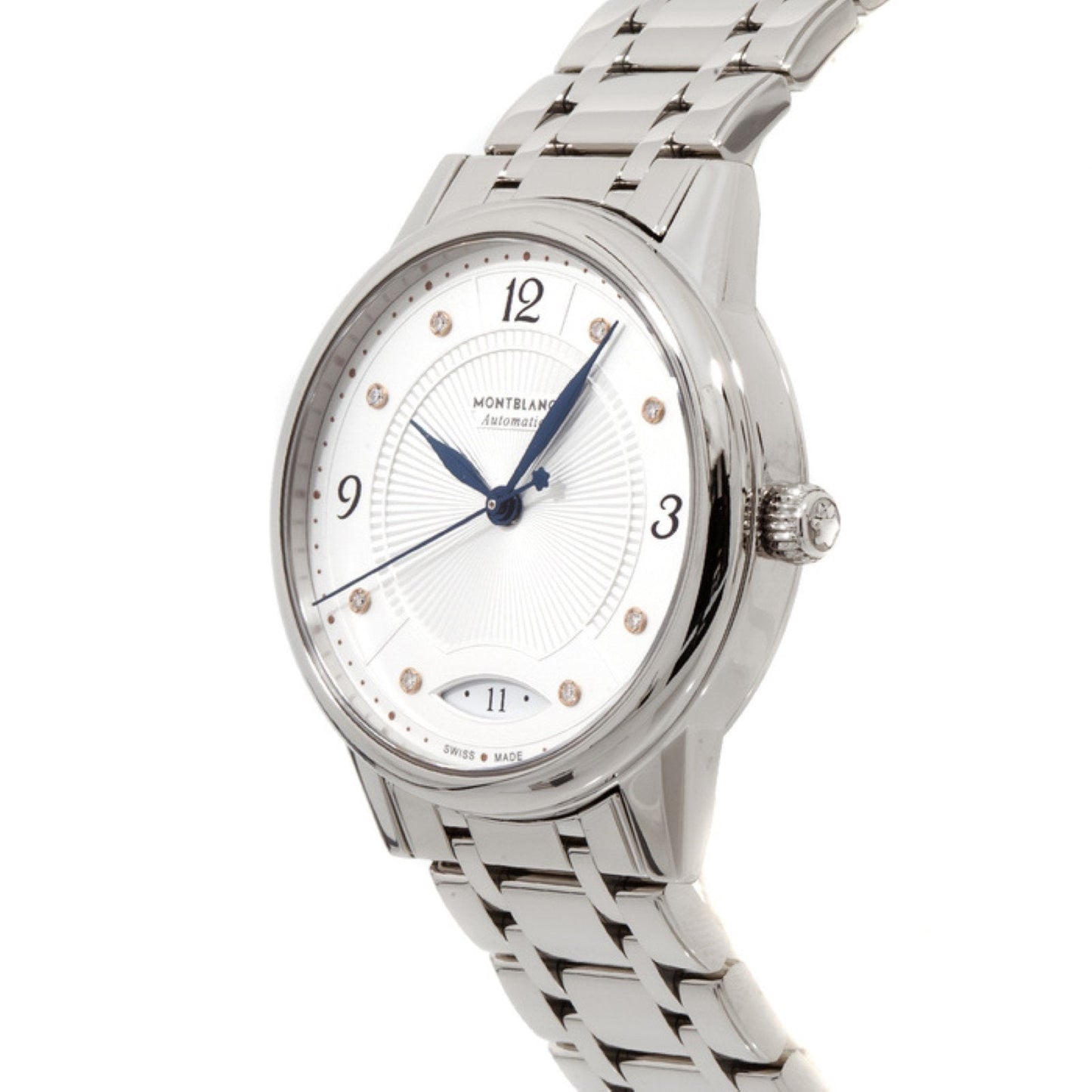 Montblanc Bohème Date 37mm White Automatic Stainless Steel Watch 114733