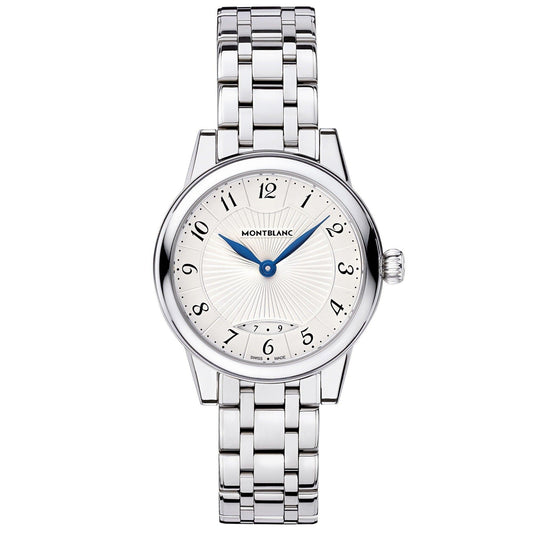 Montblanc Bohème Date Lady 27mm Silver Quartz Steel 111207 Watch