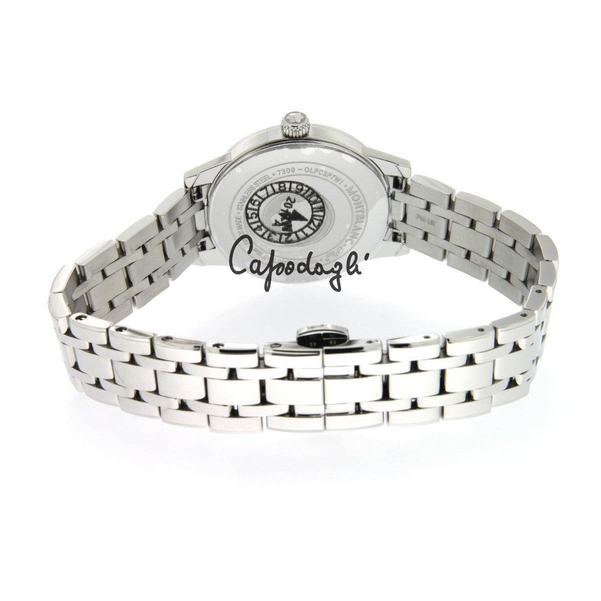 Montblanc Bohème Date Lady 27mm Silver Quartz Steel 111207 Watch