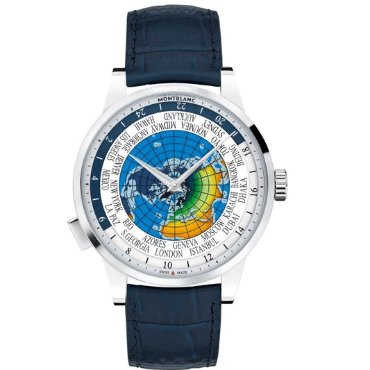 Montblanc Heritage Spirit Orbis Terratum Latino Unicef Limited Edition Automatic Stainless Steel Watch 116533