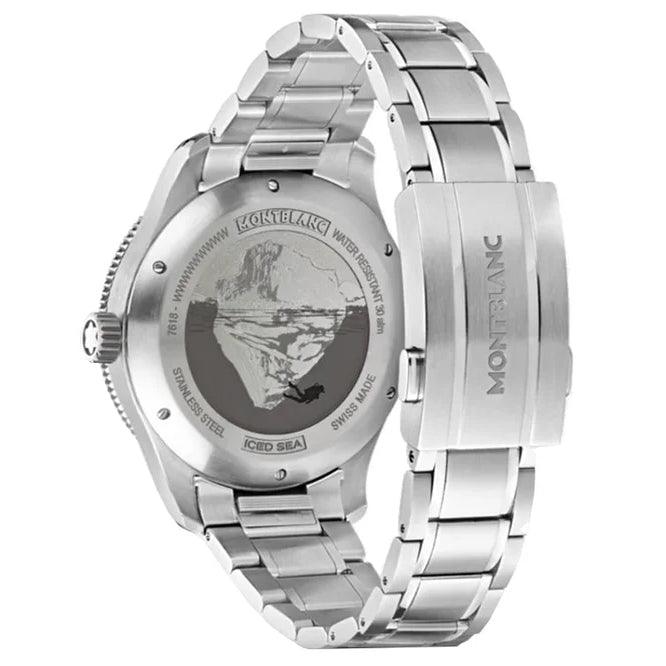 Montblanc Watch Iced Sea Date 41mm Burgundy Automatic Stainless Steel 132291