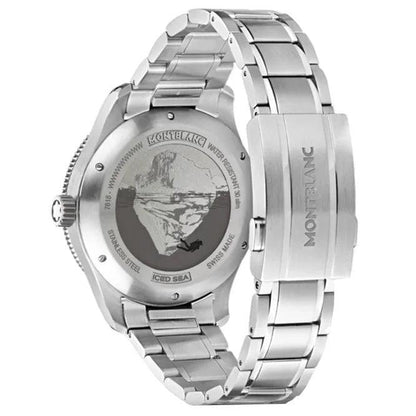 Montblanc Watch Iced Sea Date 41mm Burgundy Automatic Stainless Steel 132291