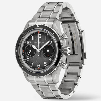 Montblanc Montblanc 1858 Automatic Chronograph 0 Oxygen The 8000 42mm grey automatic steel 130983