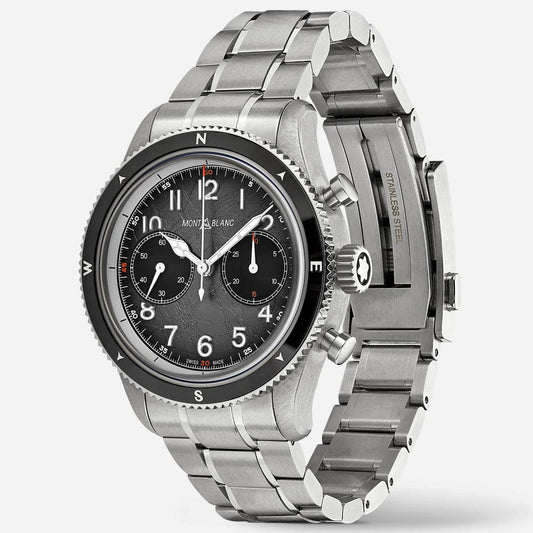 Montblanc Montblanc 1858 Automatic Chronograph 0 Oxygen The 8000 42mm grey automatic steel 130983