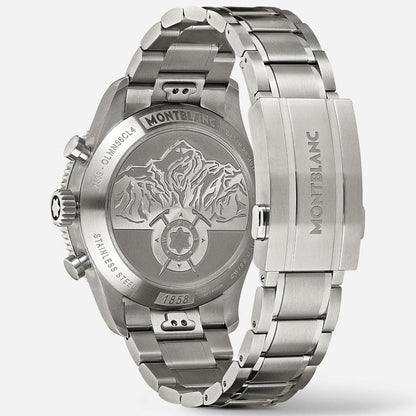 Montblanc Montblanc 1858 Automatic Chronograph 0 Oxygen The 8000 42mm grey automatic steel 130983