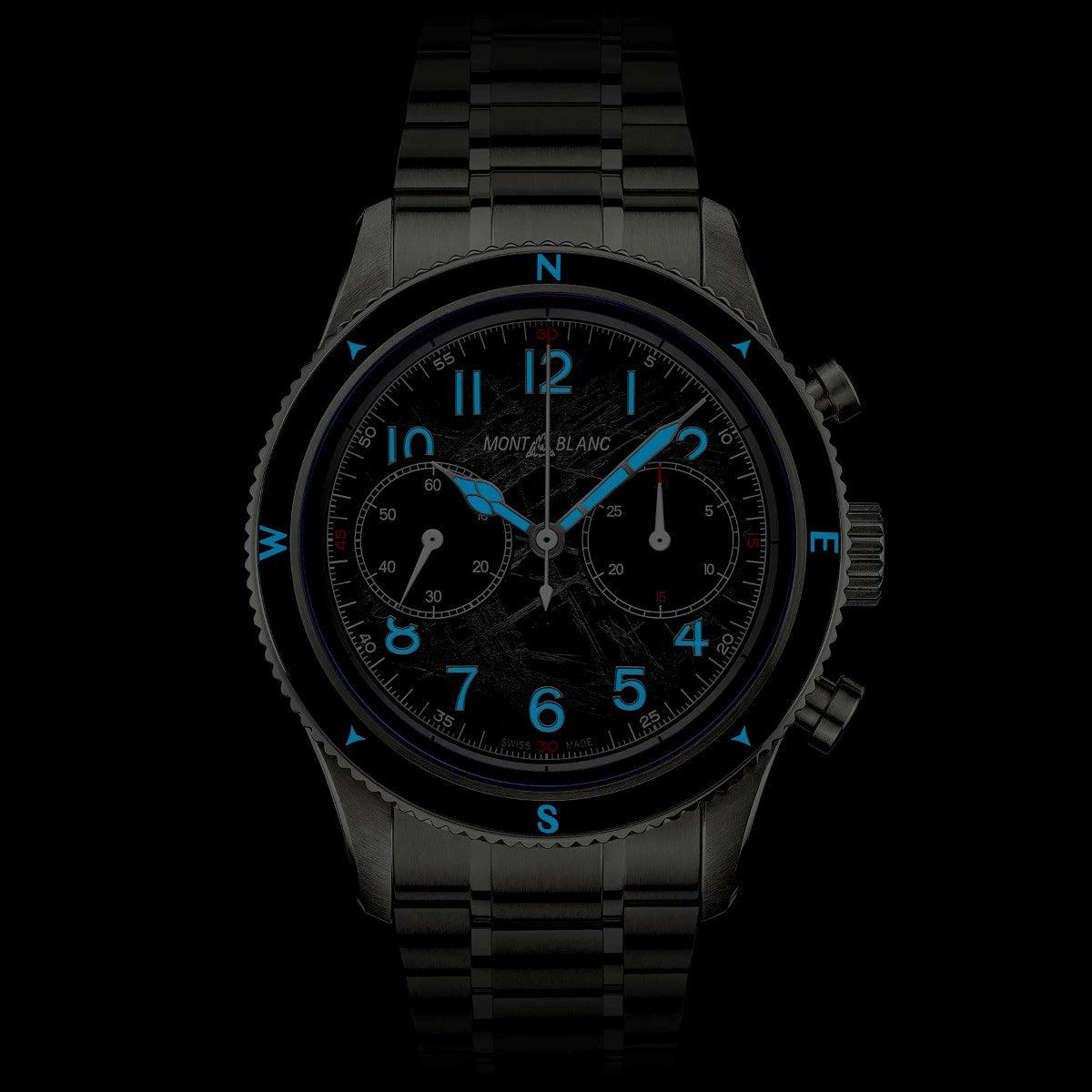 Montblanc Montblanc 1858 Automatic Chronograph 0 Oxygen The 8000 42mm grey automatic steel 130983