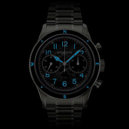 Montblanc Montblanc 1858 Automatic Chronograph 0 Oxygen The 8000 42mm grey automatic steel 130983