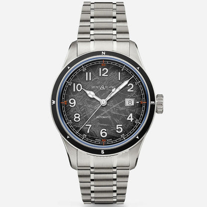 Montblanc 1858 Automatic Date 0 Oxygen The 8000 41mm Grey Automatic Steel Watch 130984