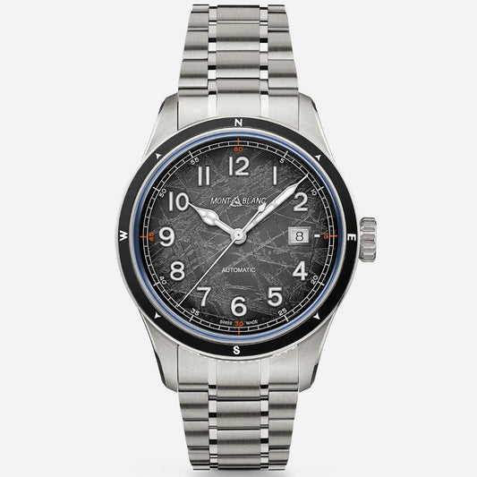 Montblanc watch Montblanc 1858 Automatic Date 0 Oxygen The 8000 41mm grey automatic steel 130984