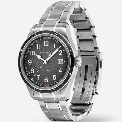 Montblanc 1858 Automatic Date 0 Oxygen The 8000 41mm Grey Automatic Steel Watch 130984