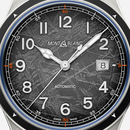 Montblanc 1858 Automatic Date 0 Oxygen The 8000 41mm Grey Automatic Steel Watch 130984