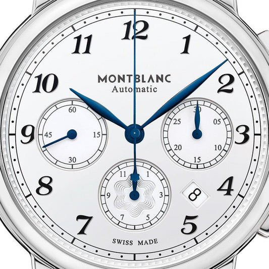 Montblanc Star Legacy Chronograph 42mm Silver Automatic Steel 118514