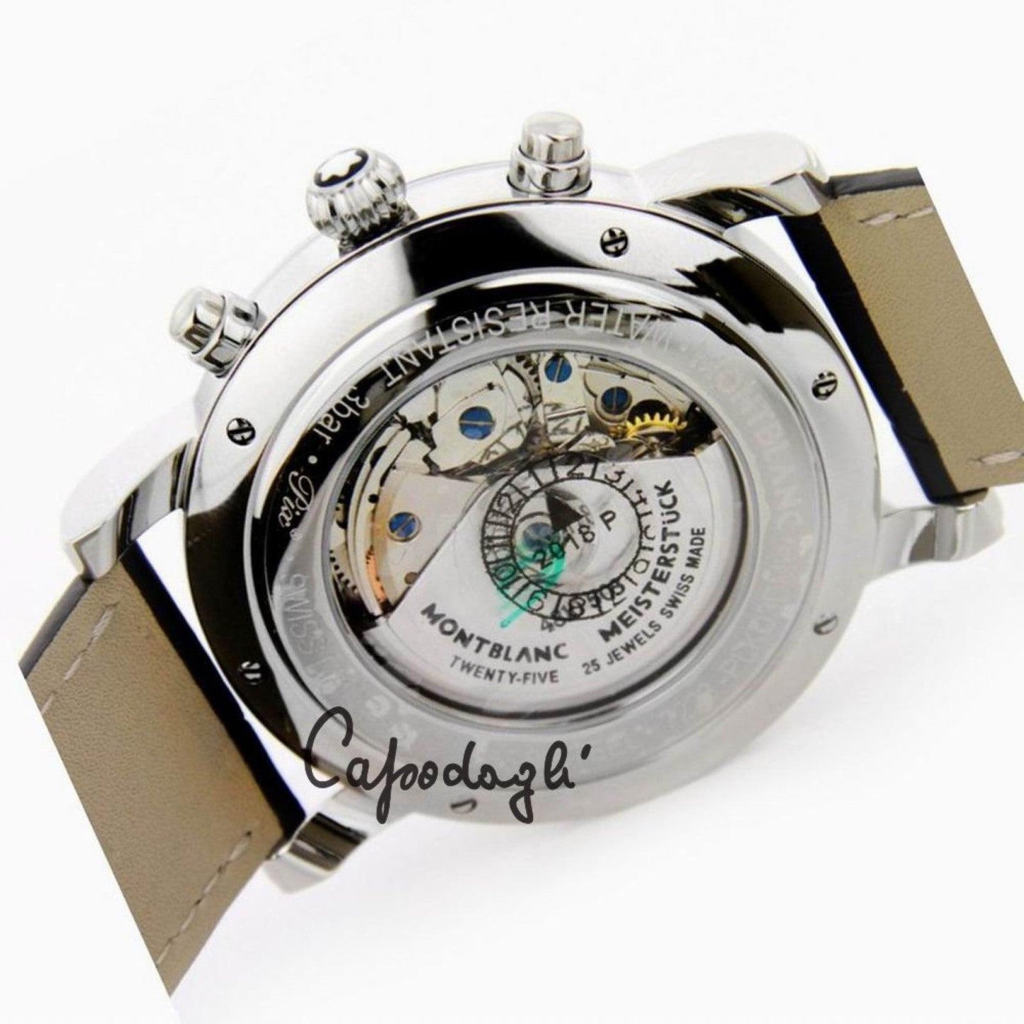 Montblanc Star Roman Chronograph UTC Carpe Diem special edition 42mm silver automatic steel watch 113880