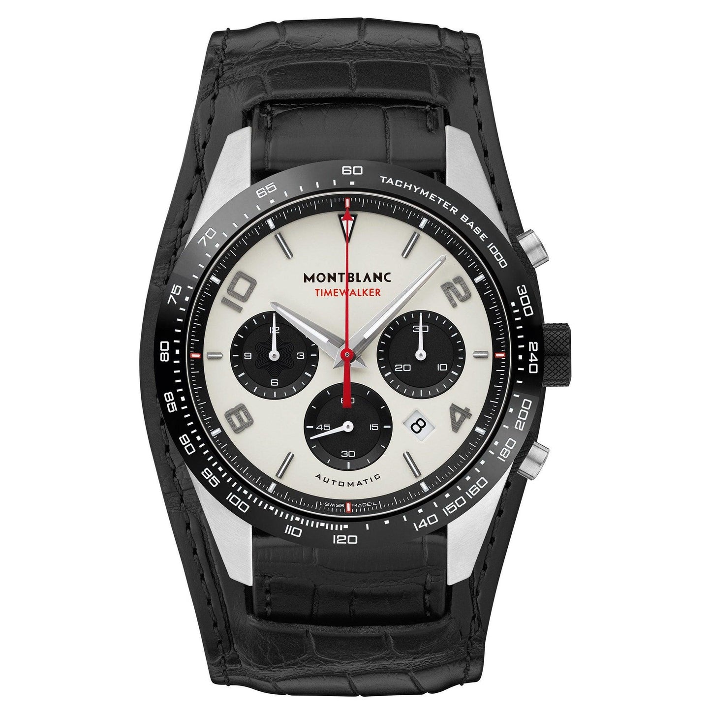 Montblanc Watch Timewalker Chronograph 43mm Silver Automatic Steel Black Ceramic 118489