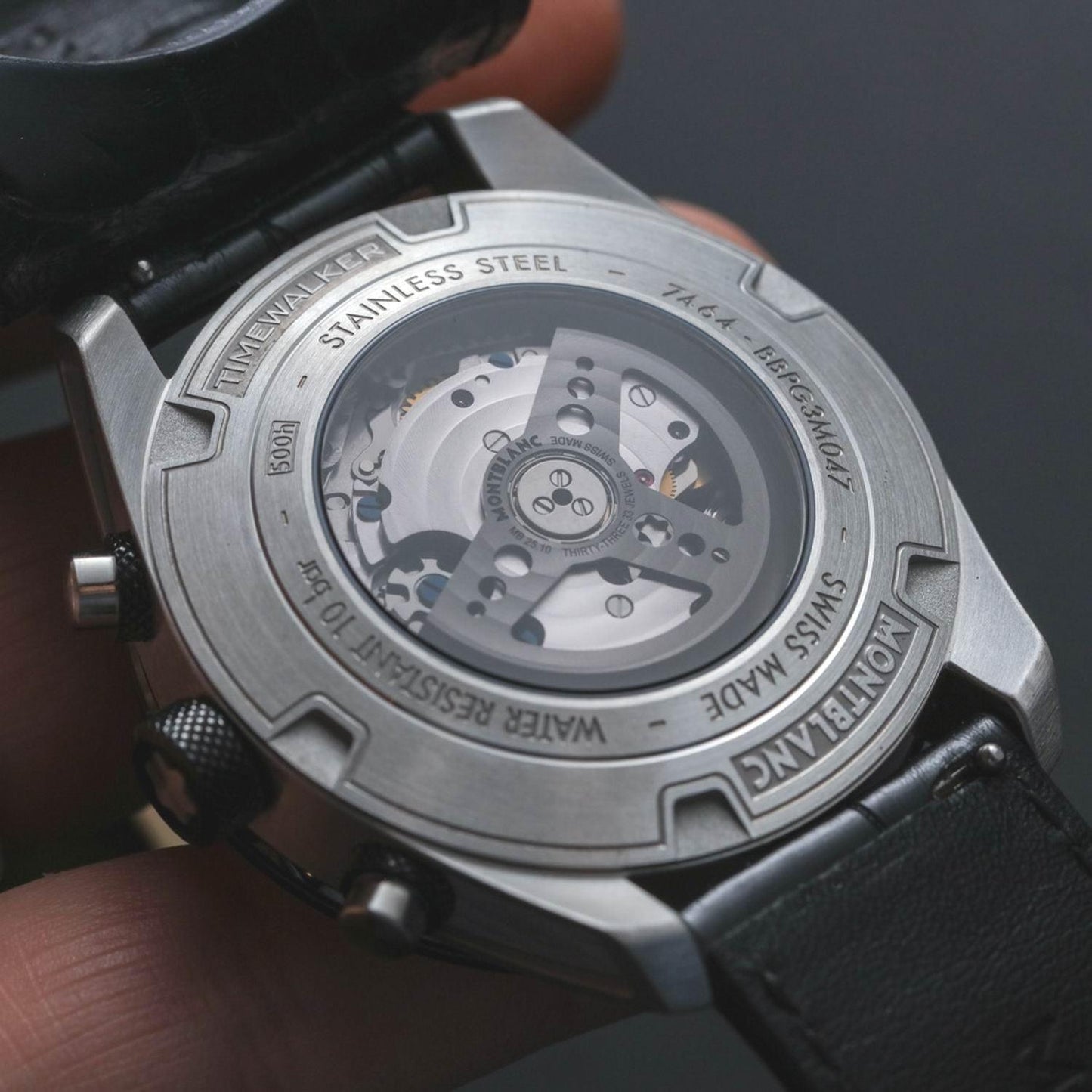 Montblanc Watch Timewalker Chronograph 43mm Silver Automatic Steel Black Ceramic 118489
