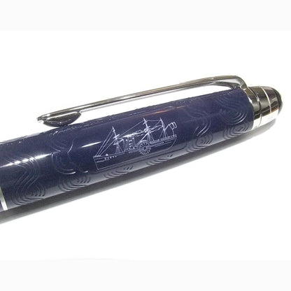 Montblanc Meisterstück Classique Around the world in 80 days ballpoint pen blue 126347