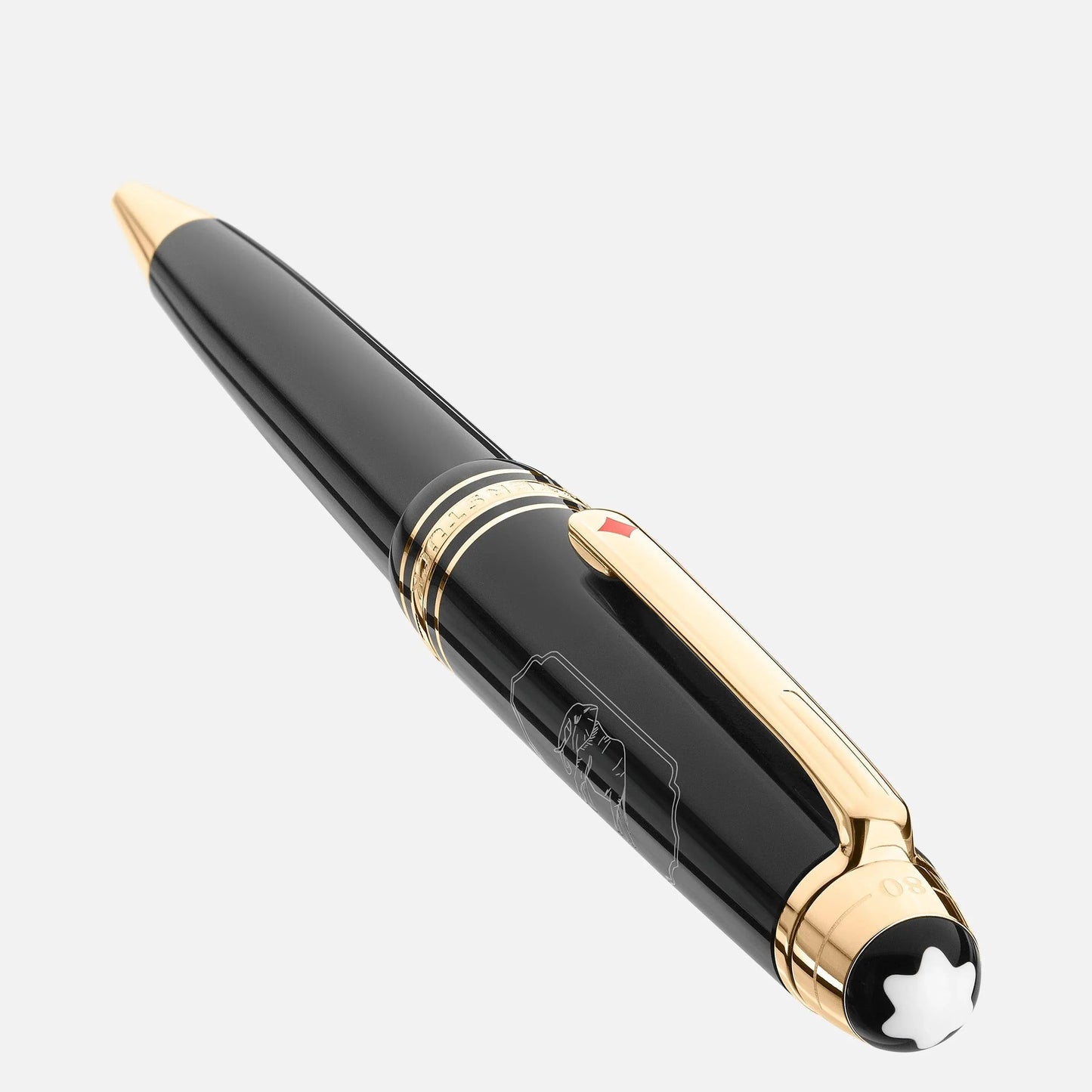Montblanc Meisterstück Around the World in 80 Days Midsize Ballpoint Pen Dark Grey 128380