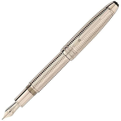 Montblanc Meisterstück Geometry Solitaire LeGrand fountain pen distinctive gold-coated M nib 118101