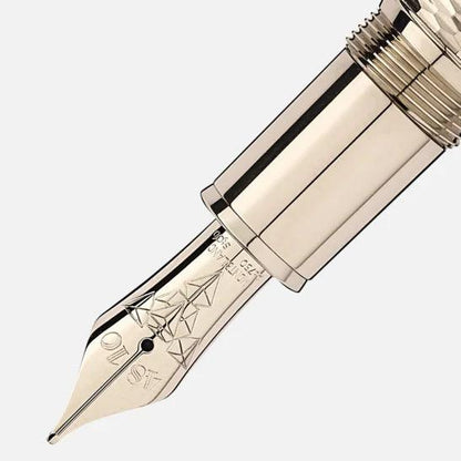 Montblanc Meisterstück Geometry Solitaire LeGrand fountain pen distinctive gold-coated M nib 118101