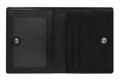 Montblanc business card holder with banknote compartment and visible pocket Meisterstück black 130085