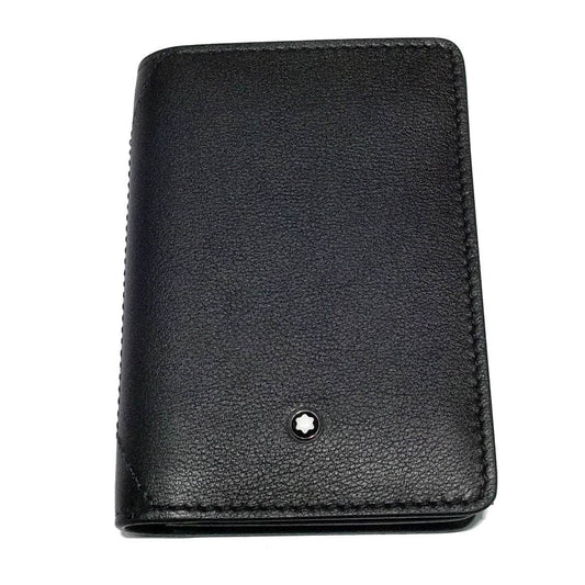 Montblanc Meisterstück Sfumato Navy Blue U-Gusset Business Card Holder 123726