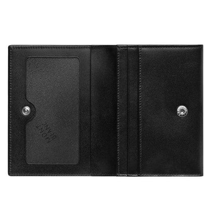 Montblanc Business Card Holder with View Pocket and U-Shaped Gusset Meisterstück Black 126221