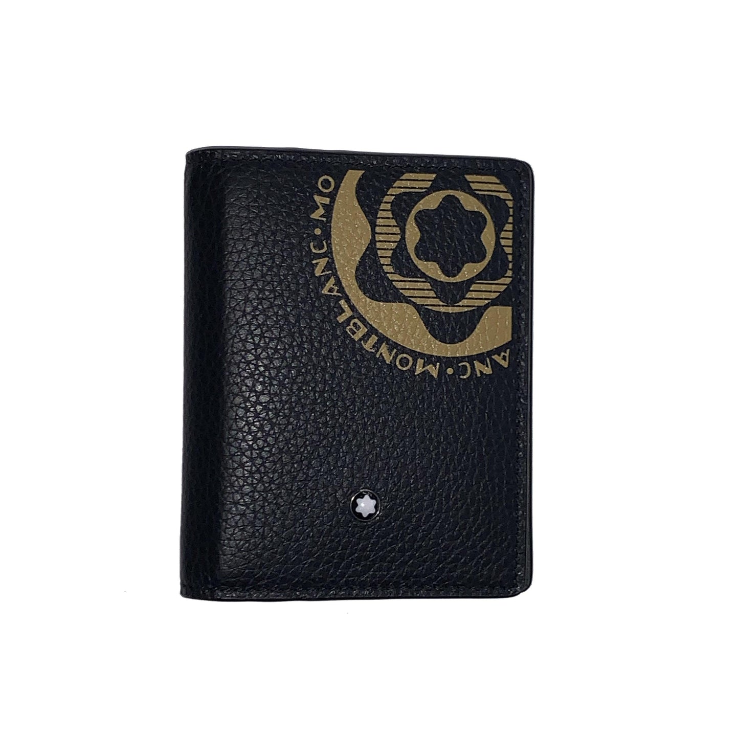 Montblanc Meisterstück Soft Grain Black/Yellow Business Card Holder with View Pocket 127329