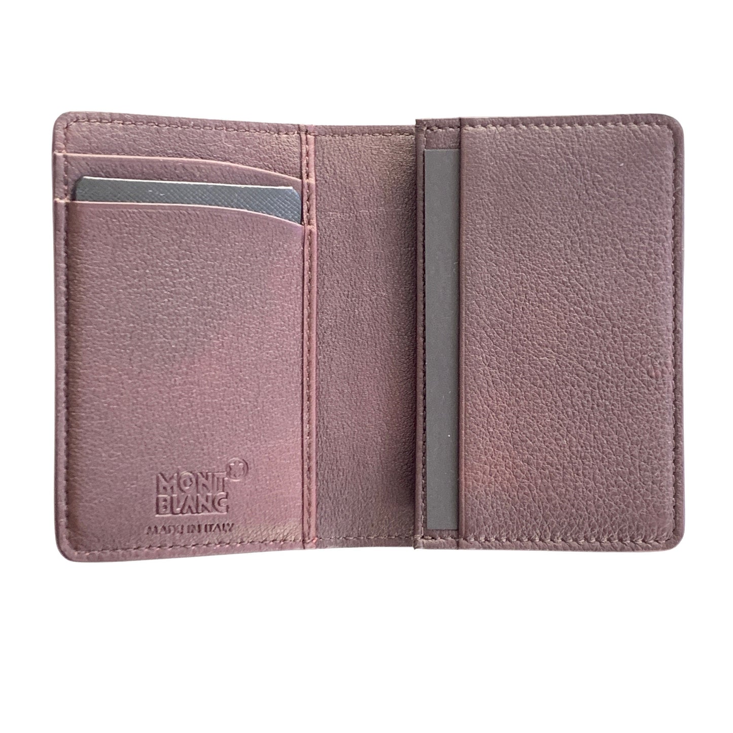 Montblanc Meisterstück Sfumato Bordeaux 123727 Gusseted Business Card Holder