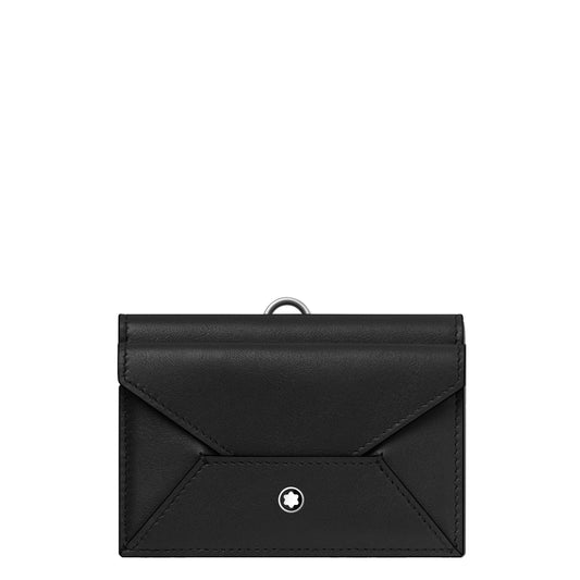 Montblanc card holder 4 compartments Meisterstück Selection Soft black 131255