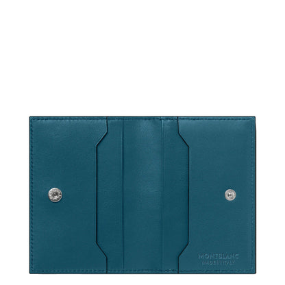 Montblanc 4-Compartment Card Holder Meisterstück Selection Soft Petrol 131258