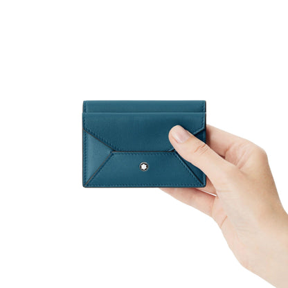 Montblanc 4-Compartment Card Holder Meisterstück Selection Soft Petrol 131258