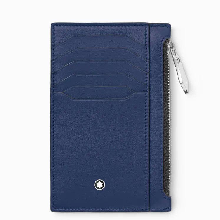 Montblanc Meisterstück 8-compartment zipped card holder blue 131698