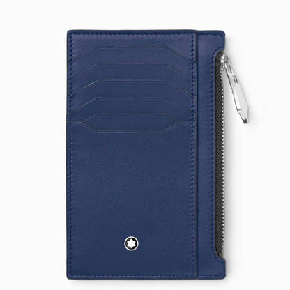 Montblanc Meisterstück 8-compartment zipped card holder blue 131698