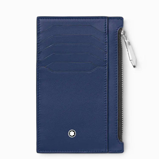 Montblanc Meisterstück 8-compartment zipped card holder blue 131698