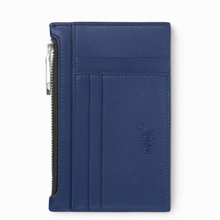 Montblanc Meisterstück 8-compartment zipped card holder blue 131698