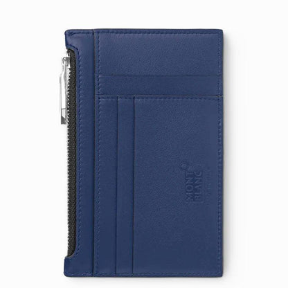 Montblanc Meisterstück 8-compartment zipped card holder blue 131698