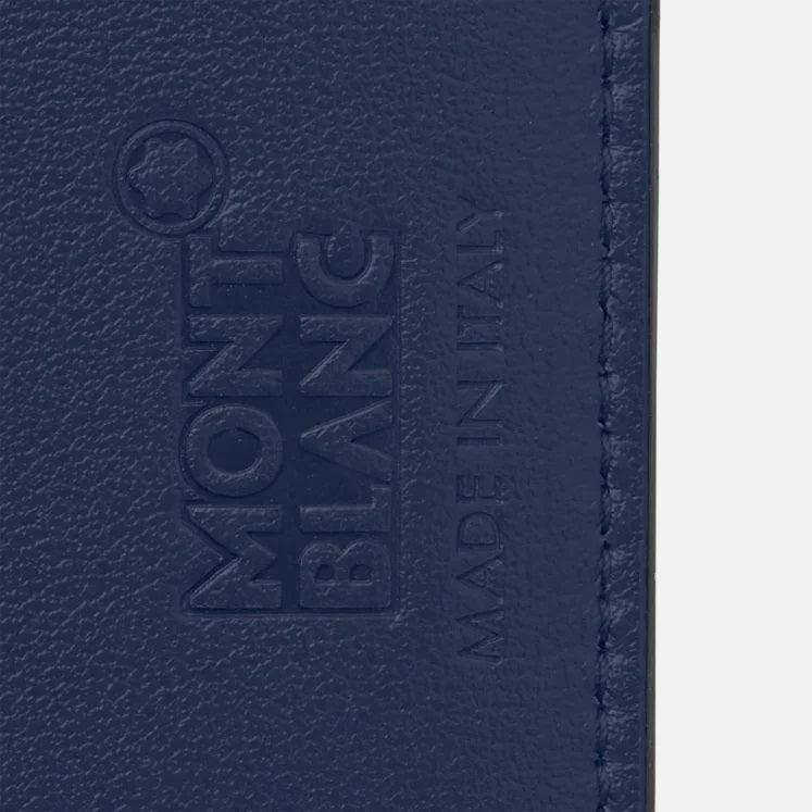 Montblanc Meisterstück 8-compartment zipped card holder blue 131698