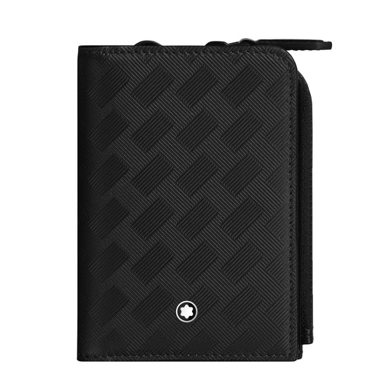 Montblanc 3-compartment zip credit card holder Montblanc Extreme 3.0 black 129980