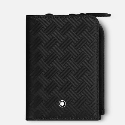 Montblanc 3-compartment zip credit card holder Montblanc Extreme 3.0 black 129980